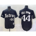 Houston Astros #44 Still Tippin Black JEROMEN Gothic 'Houston Born Barrio Raised' Limited Stitched Jersey