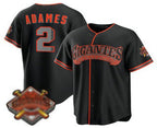 San Francisco Giants #2 Willy Adames Black JEROMEN 2026 Alternate Stadium Stitched Jersey