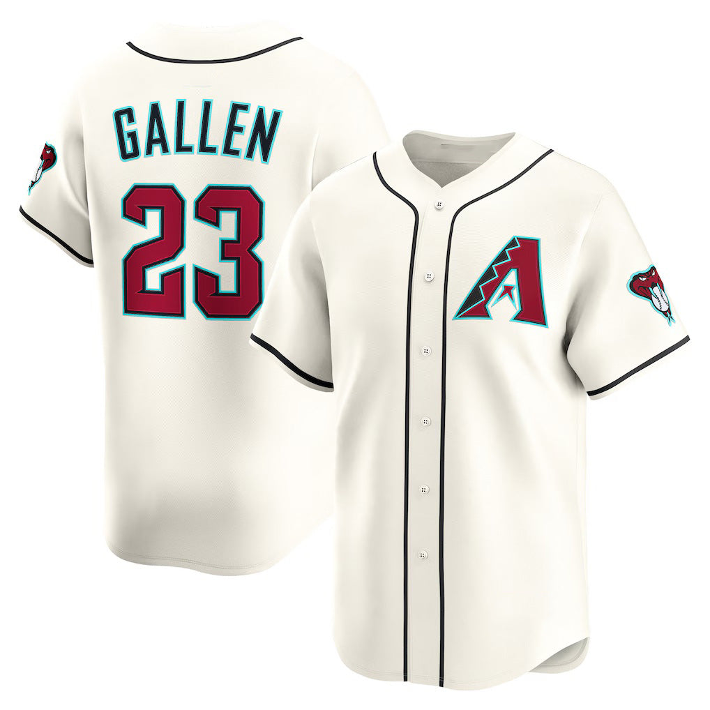 Arizona Diamondbacks #23 Zac Gallen Cream JEROMEN Home Limited Player Jersey