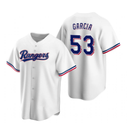 Texas Rangers #53 Adolis Garcia White JEROMEN Cool Base Stitched Jersey