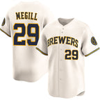 Milwaukee Brewers #29 Trevor Megill Cream JEROMEN 2025 Limited Stitched Jersey