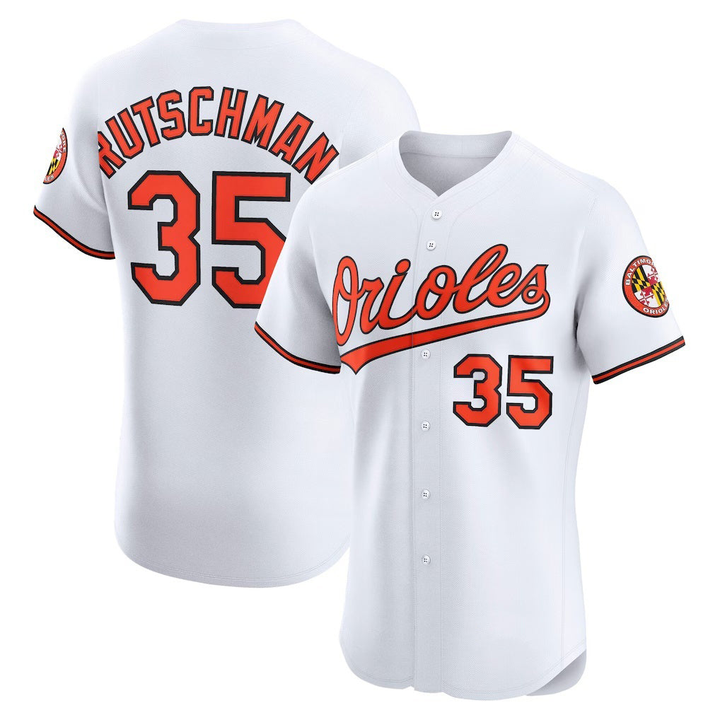 Baltimore Orioles #35 Adley Rutschman White JEROMEN Home Elite Jersey