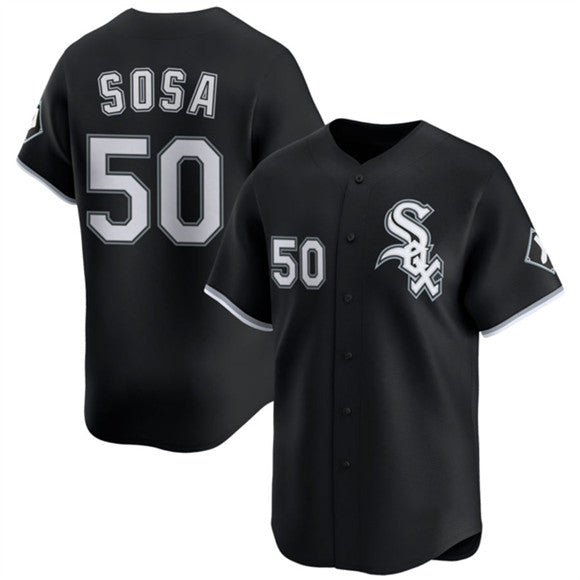 Chicago White Sox #50 Lenyn Sosa Black JEROMEN 2025 Alternate Limited Stitched Jersey