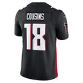 A.Falcons #18 Kirk Cousins Black JEROMEN Vapor F.U.S.E. Limited Jersey