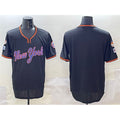 New York Mets Blank Black JEROMEN 2025 Spring Training Stitched Jersey