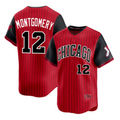 Chicago White Sox #12 Colson Montgomery Red Black JEROMEN 2025 City Connect Limited Stitched Jersey