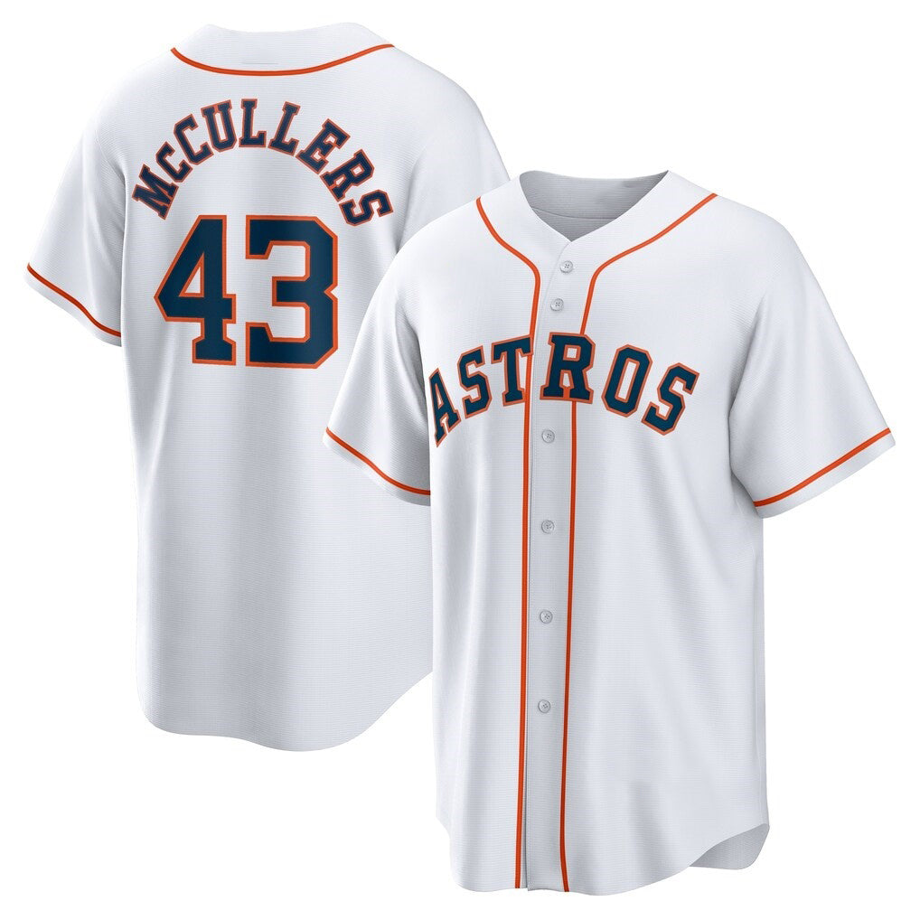 Houston Astros #43 Lance McCullers Jr. White JEROMEN Home Replica Jersey
