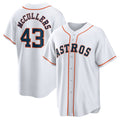 Houston Astros #43 Lance McCullers Jr. White JEROMEN Home Replica Jersey