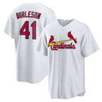 St. Louis Cardinals #41 Alec Burleson White JEROMEN Home Replica Jersey