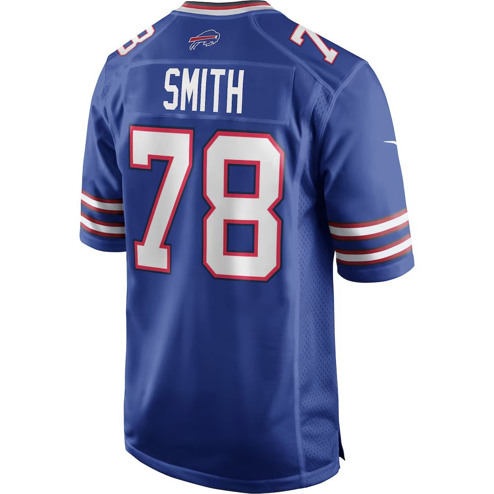 B.Bills #78 Bruce Smith Royal JEROMEN Game Retired Player Jersey
