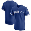 Kansas City Royals Royal JEROMEN Alternate Vapor Premier Elite Patch Jersey