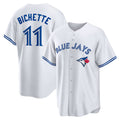Toronto Blue Jays #11 Bo Bichette White JEROMEN Replica Player Jersey