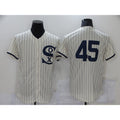 Chicago White Sox #45 Michael Jordan 2021 Cream Navy JEROMEN Field of Dreams Flex Base Stitched Jersey