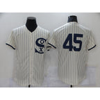 Chicago White Sox #45 Michael Jordan 2021 Cream Navy JEROMEN Field of Dreams Flex Base Stitched Jersey