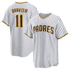 San Diego Padres #11 Yu Darvish White JEROMEN Home Replica Player Jersey