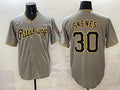 Pittsburgh Pirates #30 Paul Skenes Gray JEROMEN Limited Stitched Jersey