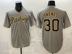 Pittsburgh Pirates #30 Paul Skenes Gray JEROMEN Limited Stitched Jersey