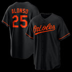 Baltimore Orioles #25 Pete Alonso Black JEROMEN Alternate Replica Jersey