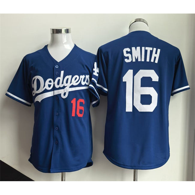 Los Angeles Dodgers #16 Will Smith Royal JEROMEN Limited Stitched Jersey