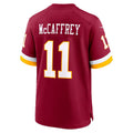 W.Commanders #11 Luke McCaffrey Burgundy JEROMEN Game Jersey