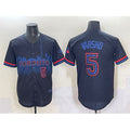 Toronto Blue Jays #5 Daulton Varsho Navy JEROMEN 2024 City Connect Limited Stitched Jersey
