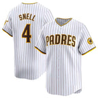 San Diego Padres #4 Blake Snell White JEROMEN 2024 Home Limited Stitched Jersey