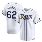Tampa Bay Rays #62 Jonathan Aranda White JEROMEN Home Limited Stitched Jersey