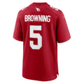 A.Cardinals #5 Baron Browning Cardinal JEROMEN Team Game Jersey