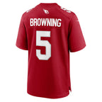 A.Cardinals #5 Baron Browning Cardinal JEROMEN Team Game Jersey