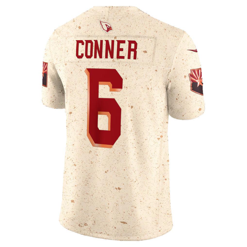 A.Cardinals #6 James Conner Natural JEROMEN 2025 Rivalries Collection Limited Jersey