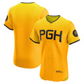 Pittsburgh Pirates Gold JEROMEN City Connect Elite Jersey