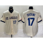 Los Angeles Dodgers #17 Shohei Ohtani Cream JEROMEN 2024 City Connect Limited Stitched Jersey 2