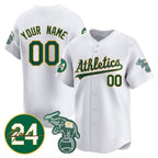 Custom Oakland Athletics White JEROMEN Jersey - Personalized