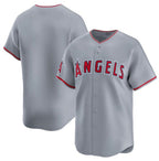 Los Angeles Angels Blank Gray JEROMEN Away Limited Stitched Jersey
