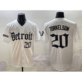 Detroit Tigers #20 Spencer Torkelson White JEROMEN 'Motor Gothic Edition' Vapor Premier Limited Stitched Jersey