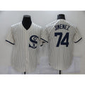 Chicago White Sox #74 Eloy Jimenez 2021 Cream JEROMEN Field of Dreams Name Cool Base Stitched Jersey