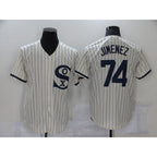 Chicago White Sox #74 Eloy Jimenez 2021 Cream JEROMEN Field of Dreams Name Cool Base Stitched Jersey