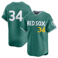Boston Red Sox #34 David Ortiz Green JEROMEN 2025 City Connect Limited Stitched Jersey