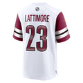 W.Commanders #23 Marshon Lattimore White JEROMEN Game Jersey