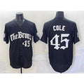 New York Yankees #45 Gerrit Cole Black JEROMEN 'Gothic Legacy Edition' Vapor Premier Limited Stitched Jersey
