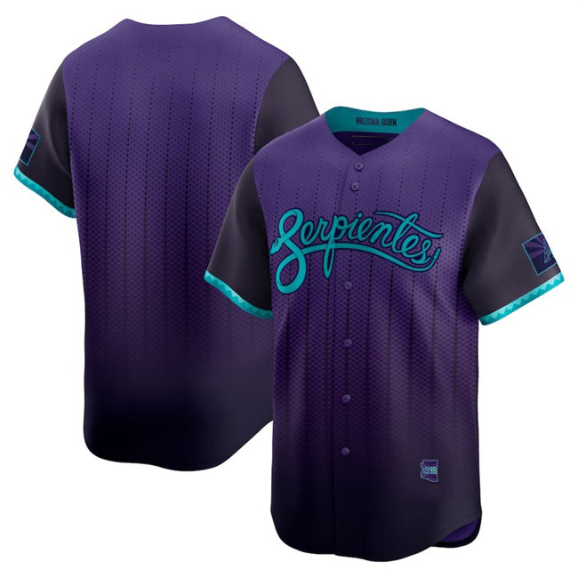Arizona Diamondbacks Blank Purple JEROMEN 2025 City Connect Limited Stitched Jersey