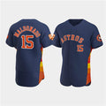 Houston Astros #15 Mart¨ªn Maldonado Navy JEROMEN 60th Anniversary Flex Base Stitched Jersey