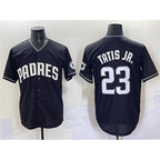 San Diego Padres #23 Fernando Tatis Jr. Black JEROMEN Stitched Jersey