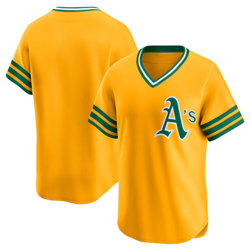 Oakland Athletics Gold JEROMEN Cooperstown Collection Limited Jersey
