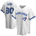 Toronto Blue Jays #30 Alejandro Kirk White JEROMEN Home Cooperstown Collection Player Jersey 2