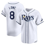 Tampa Bay Rays #8 Brandon Lowe White JEROMEN Home Limited Player Jersey