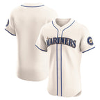 Seattle Mariners Cream JEROMEN Alternate Elite Jersey