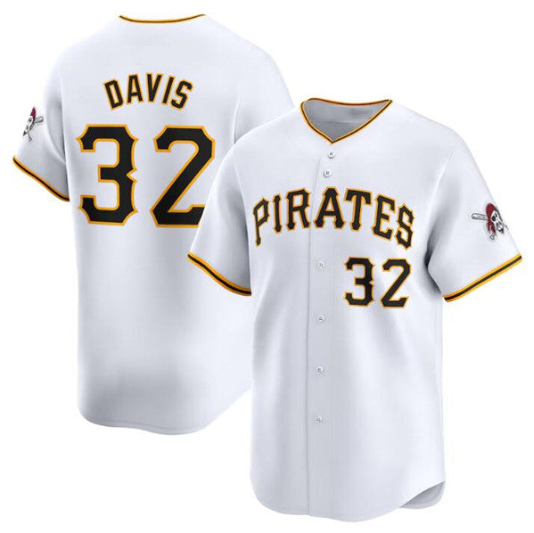Pittsburgh Pirates #32 Henry Davis White JEROMEN Home Limited Stitched Jersey