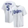 Los Angeles Dodgers #5 Freddie Freeman White JEROMEN 2025 World Series Champions Home Cool Base Stitched Jersey