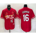 St. Louis Cardinals #16 Nolan Gorman Red JEROMEN 2024 City Connect Stitched Jersey